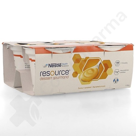 Resource Dessert Gourmand Caramel - 4x125 g