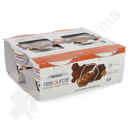 Resource Dessert Gourmand Chocolat - 4x125 g