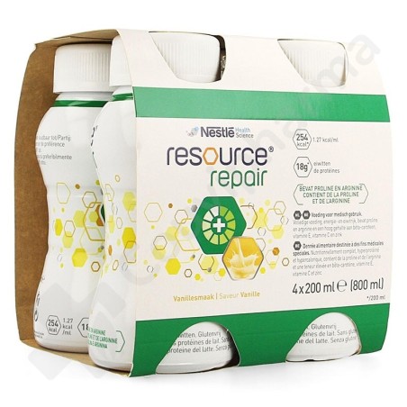Resource Repair Vanille - 4x200 ml