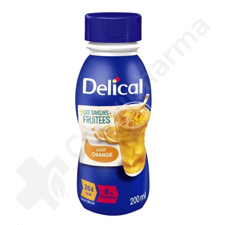 Delical Boisson Fruitée Orange - 4x200 ml