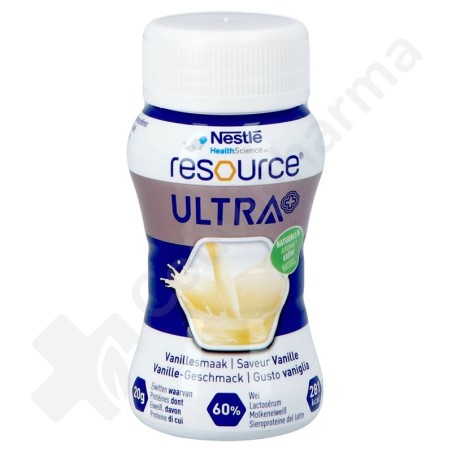 Resource Ultra+ Vanille - 4x125 ml