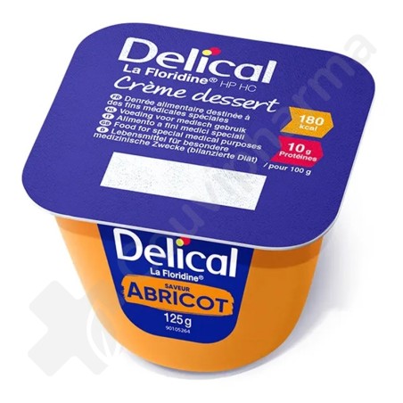 Delical Crème Dessert La Floridine Abricot - 4x125 g