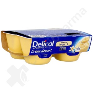 Delical Dessert Creme La Floridine Vanille - 4x125 g