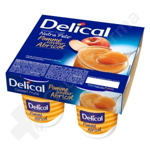 Delical Dessert Nutra'Pote Pomme-Abricot - 4x125 g