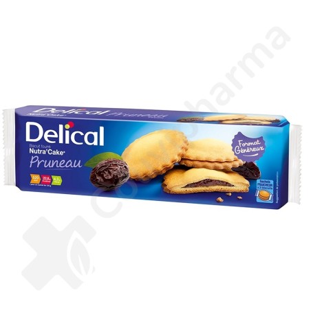 Delical Nutra'Cake Biscuit Fourré Pruneau - 3x3 biscuits