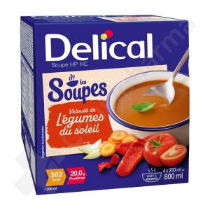 Delical Soupe Légumes du Soleil - 4x200 ml