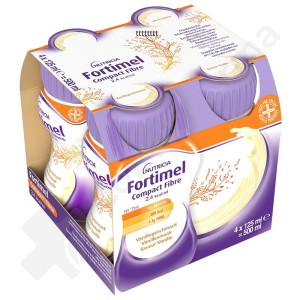 Fortimel Compact Fibre Vanille - 4x125 ml