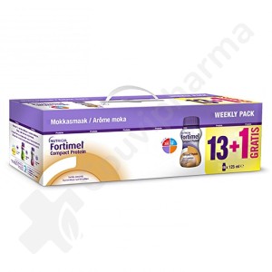 Fortimel Compact Protein Weekly Pack Moka - 14x125 ml