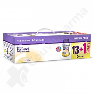 Fortimel Compact Protein Weekly Pack Vanille - 14x125 ml