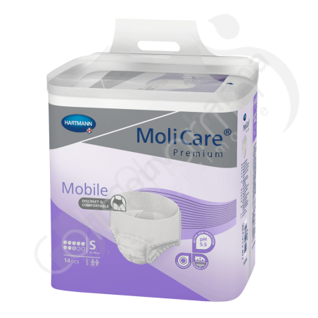 Molicare Mobile 8 Gouttes Small - 14 slips absorbants