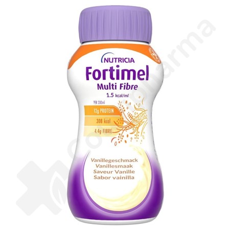 Fortimel Multi Fibre 1.5 kcal Vanille - 4x200 ml
