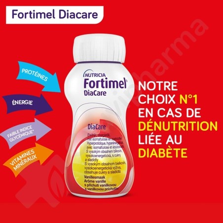 Fortimel DiaCare Chocolat - 4x200 ml