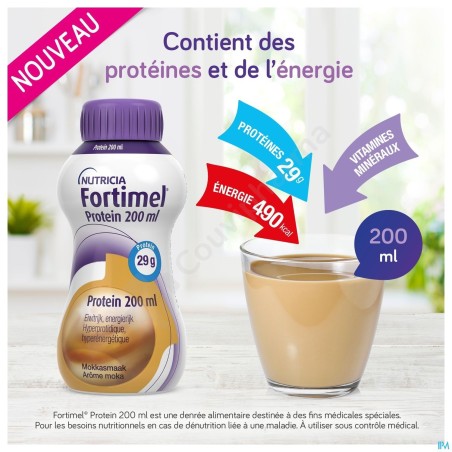 Fortimel Protein 2.4 kcal Karamel - 4x200 ml