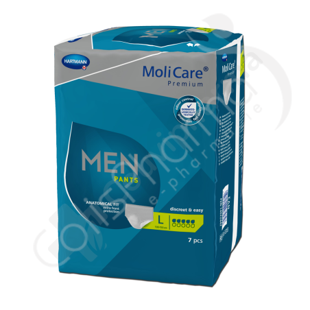 Molicare Men Pants 5 Gouttes Large - 7 pants