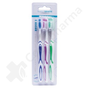 Superwhite Brosse à Dents Souples - 3 pièces