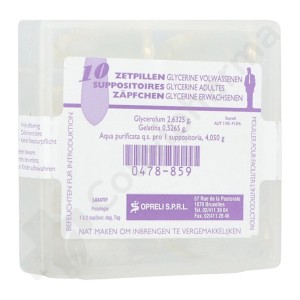 Glycerine Sopreli - 10 zetpillen