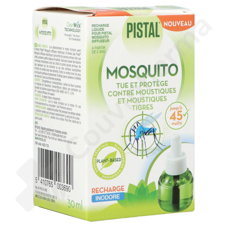 Pistal Mosquito Recharge Diffuseur Electrique - 1 recharge