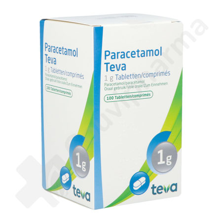 Paracetamol Teva 1 g - 100 comprimés Paracetamol Teva 1 g - 100 comprimés