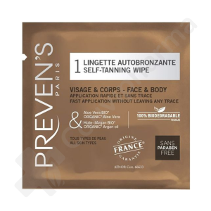 Preven's Lingette Autobronzante - 1 pièce