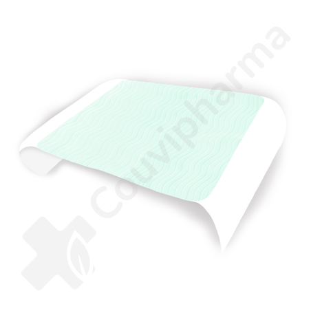 Molicare Bed Mat Textile 7 Gouttes 75 x 85 cm avec rabats (75 x 185 cm) - 1 alèse