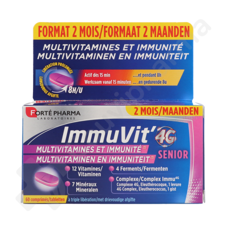 Immuvit' 4G Senior - 60 comprimés