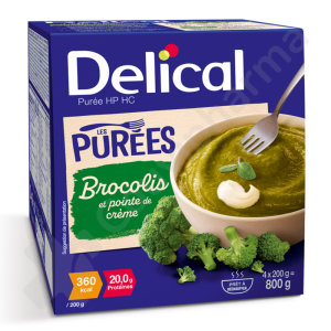 Delical Purée HP HC Brocolis - 4x200 g