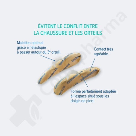 Epitact Barrettes Sous-Diaphysaires Large - 1 paire