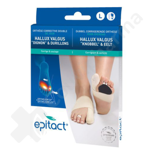 Epitact Orthèse Corrective Double Protection Oignons & Durillons Gauche - Large
