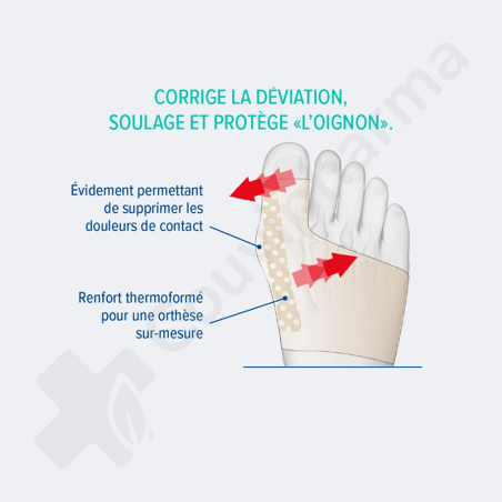 Epitact Orthèse Corrective Hallux Valgus Rigide de Nuit - Medium