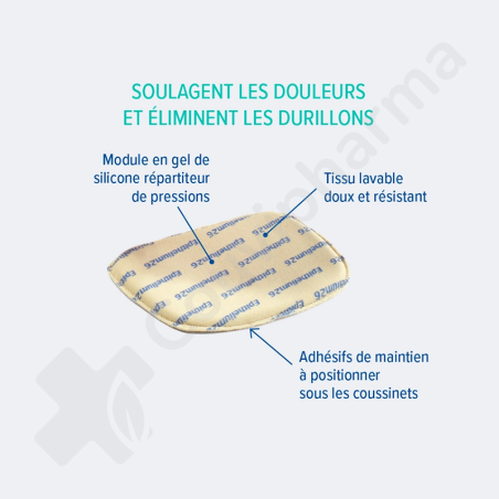 Epitact Coussinets Discrets - 1 paire