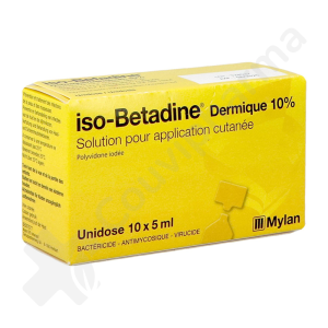 Iso-Betadine Dermique 10% - Unidose 10 x 5 ml