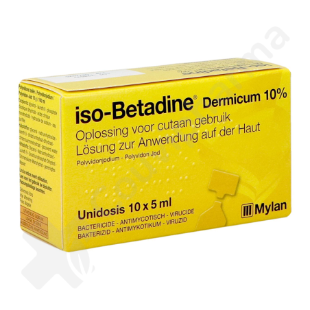 Iso-Betadine Dermique 10% - Unidose 10 x 5 ml