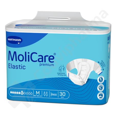 Molicare Elastic 6 Gouttes Medium - 30 changes complets