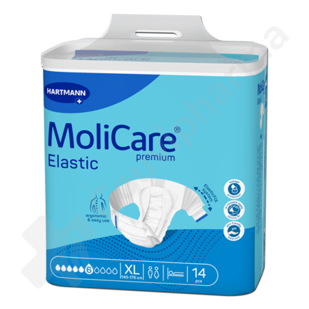 Molicare Elastic 6 Gouttes Extra Large - 14 changes complets