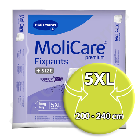Molicare Fixpants + Size 5XL - 25 slips de fixation