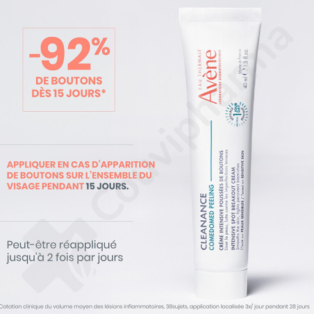 Avène Cleanance Comedomed Peeling Crème Boutons - 40 ml