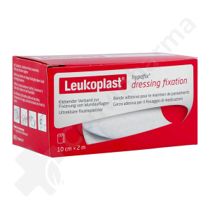 Leukoplast Hypafix Dressing Fixation Bande Adhésive 10 cm x 2 m - 1 rouleau