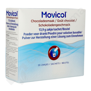 Movicol 13,9 g Goût Chocolat - 20 sachets