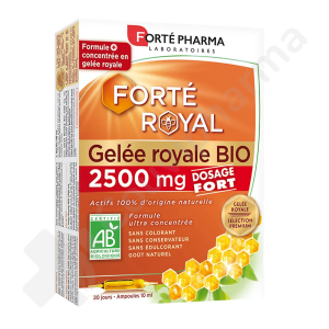 Gelée Royale Bio 2500 mg - 20 ampoules