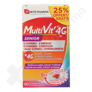 Forté Pharma MultiVit' 4G Senior - 60 comprimés