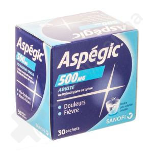 Aspégic 500 mg - 30 zackjes