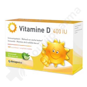 Vitamine D 400 IU - 168 comprimés à croquer