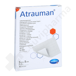 Atrauman 5 cm x 5 cm - 10 compresses grasses