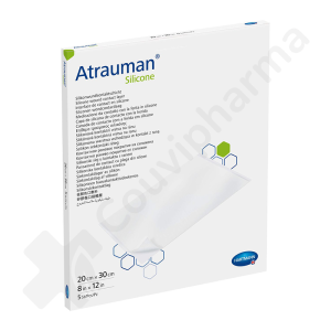 Atrauman Silicone 20 cm x 30 cm - 5 pansements en silicone