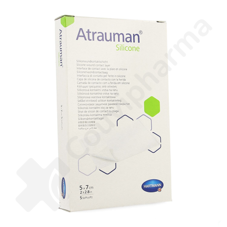 Atrauman Silicone 5 cm x 7 cm - 5 pansements en silicone