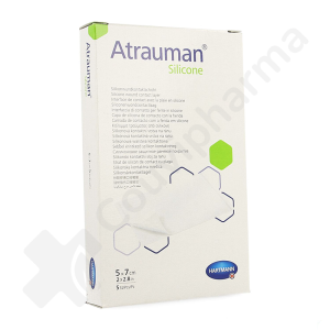 Atrauman Silicone 5 cm x 7 cm - 5 pansements en silicone