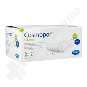 Cosmopor Silicone 5 x 7,2 cm - 10 pansements stériles