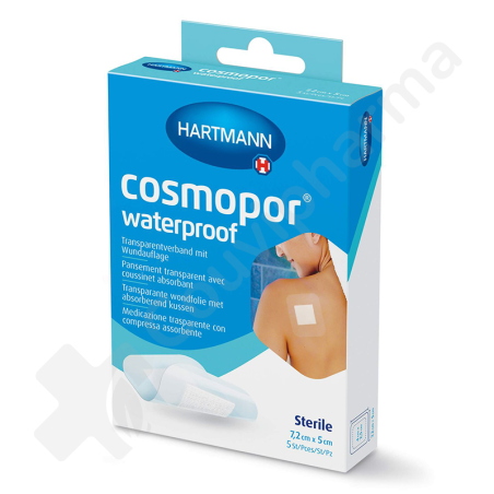 Cosmopor Waterproof 5 x 7,2 cm - 5 pansements imperméables