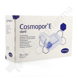 Cosmopor E 6 x 10 cm - 25 pansements stériles