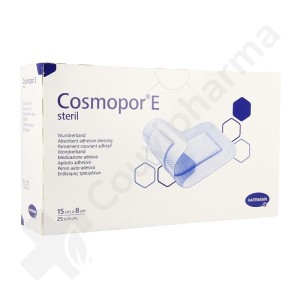 Cosmopor E 8 x 15 cm - 25 pansements stériles